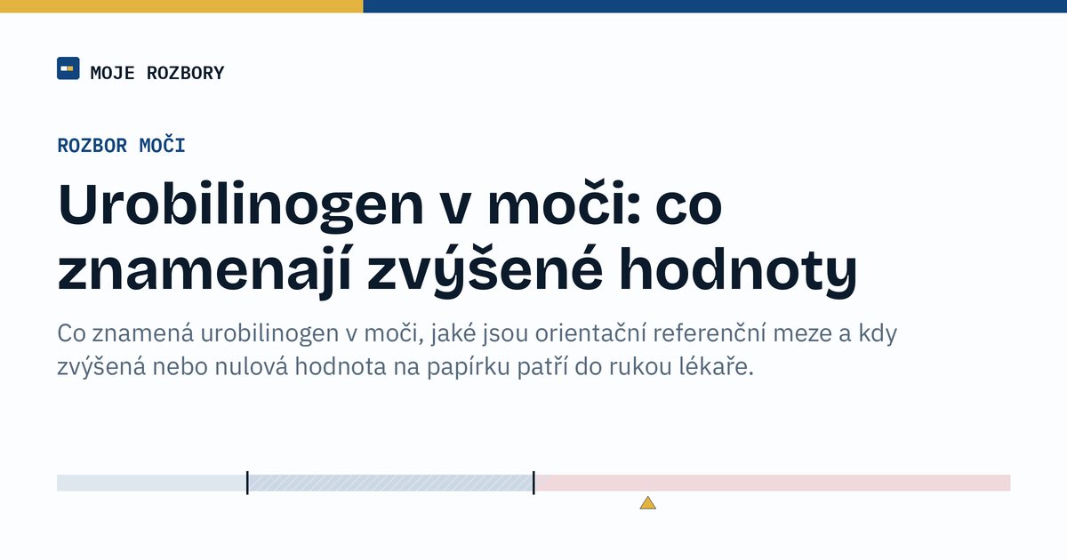 Urobilinogen v moči: co znamenají zvýšené hodnoty